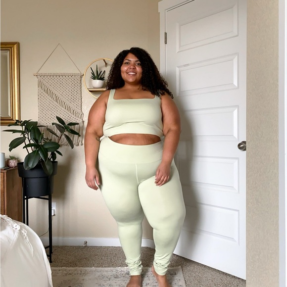 Reformation Pants - Reformation EcoStretch Light Green Leggings